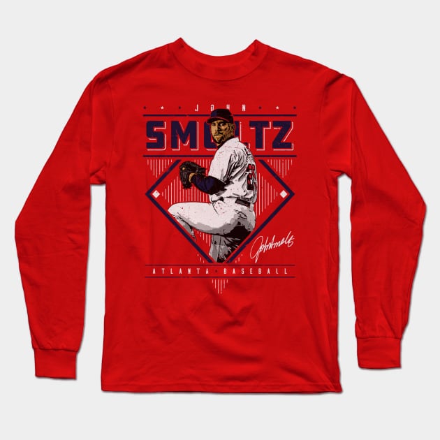 John Smoltz Atlanta Diamond Name Long Sleeve T-Shirt by ganisfarhan